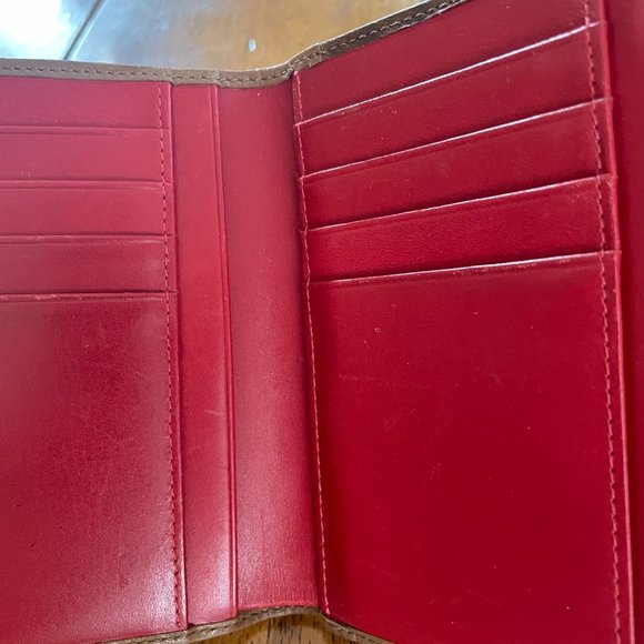 Coach Brown Signature Canvas Small Cardholder Wallet - Picture 8 of 16